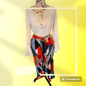 Torrid Size 1 Geo Print Gauze Pants